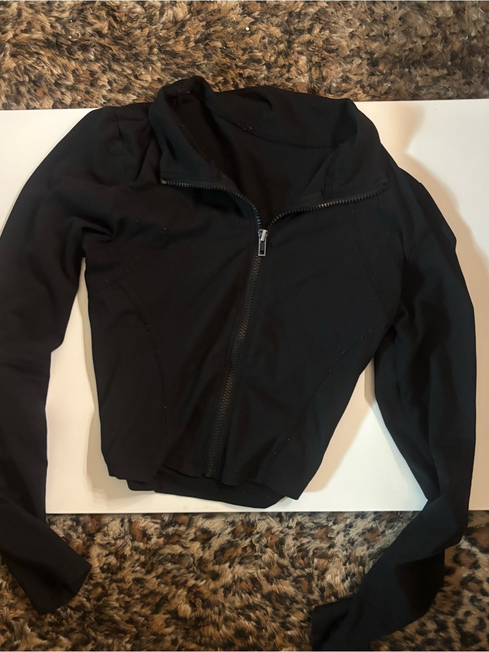 Black Women's Zip-Front Jacket